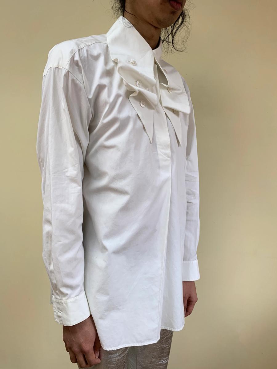 1980s Issey Miyake Button Collar Poet Blouse  product image