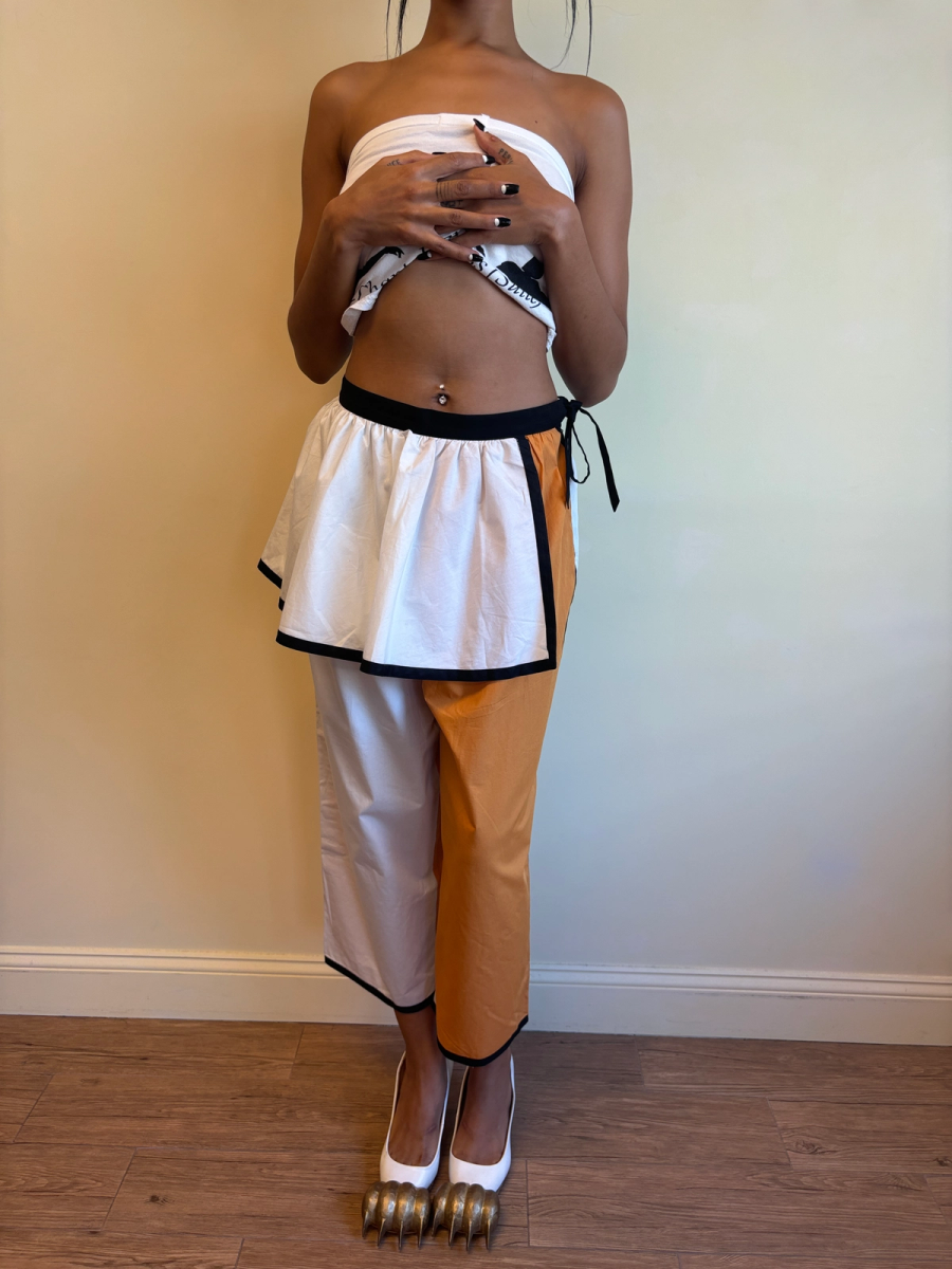 Spring/Summer 1992 Chantal Thomass Color Blocked Skirt Pants product image