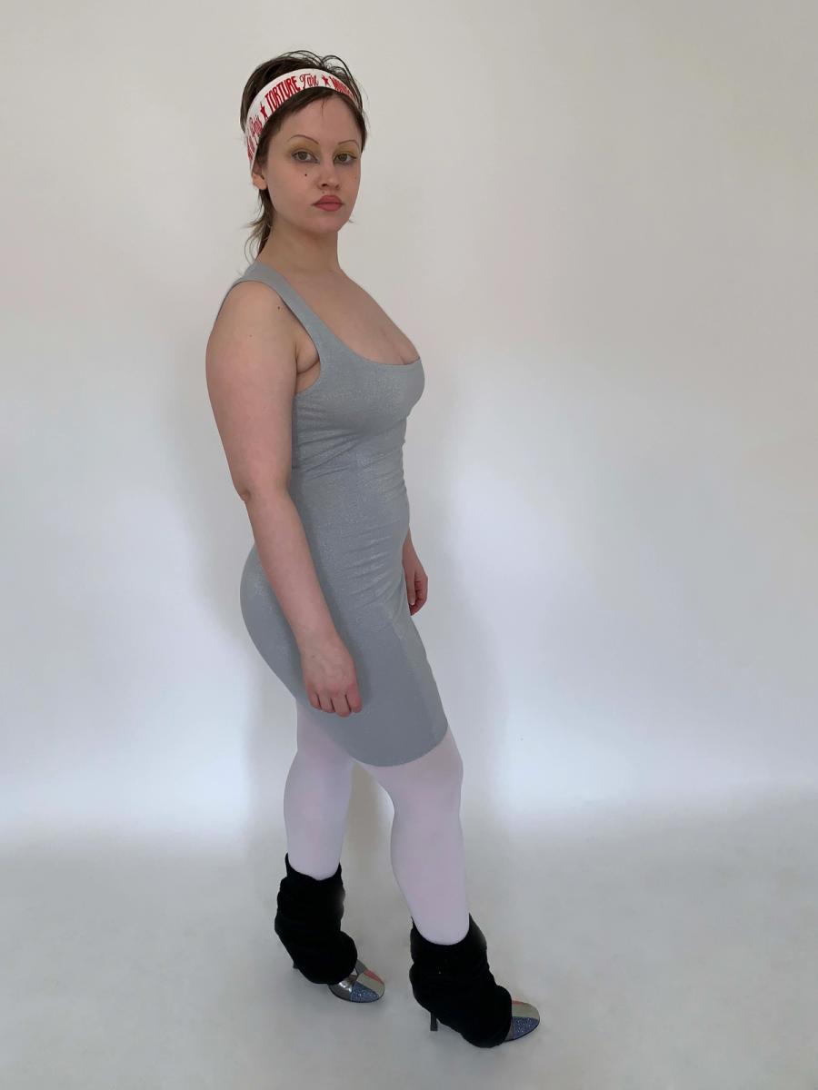 80s/90s Pam Hogg Glitter Bodycon Dress  product image