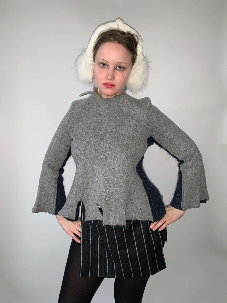 Yoshiki Hishinuma Irregular Felted Top product image