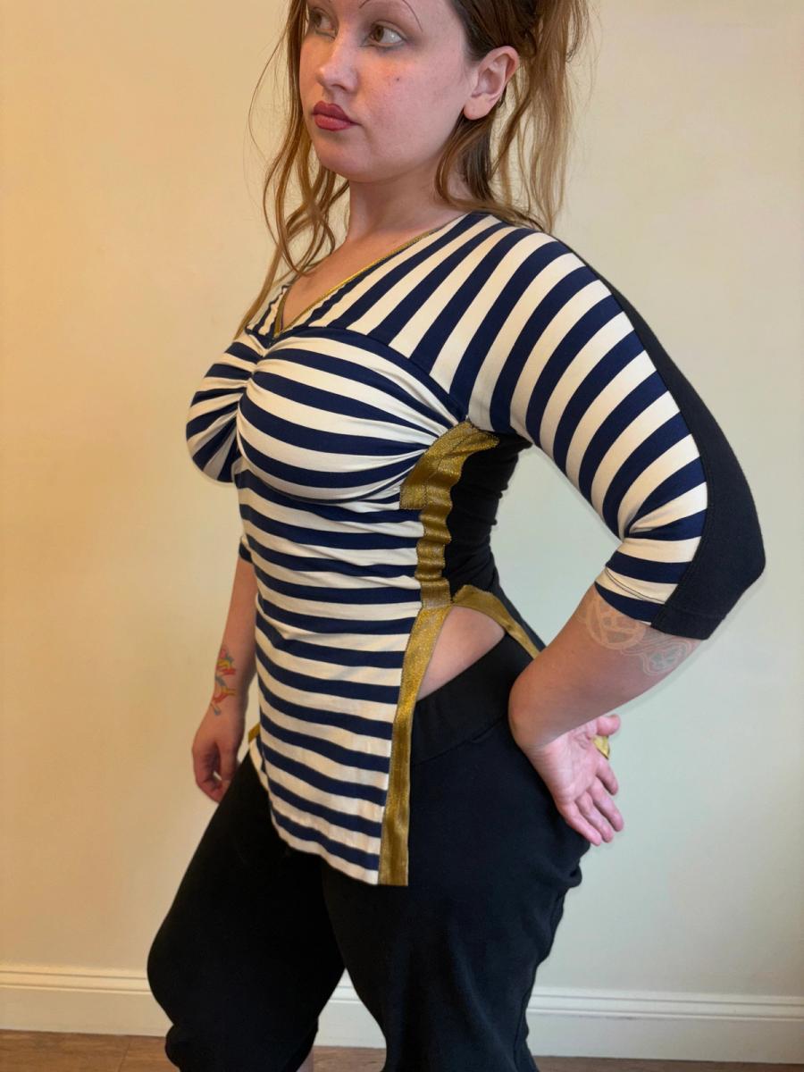 1980s Jean- Paul Gaultier Maille Striped Top  product image