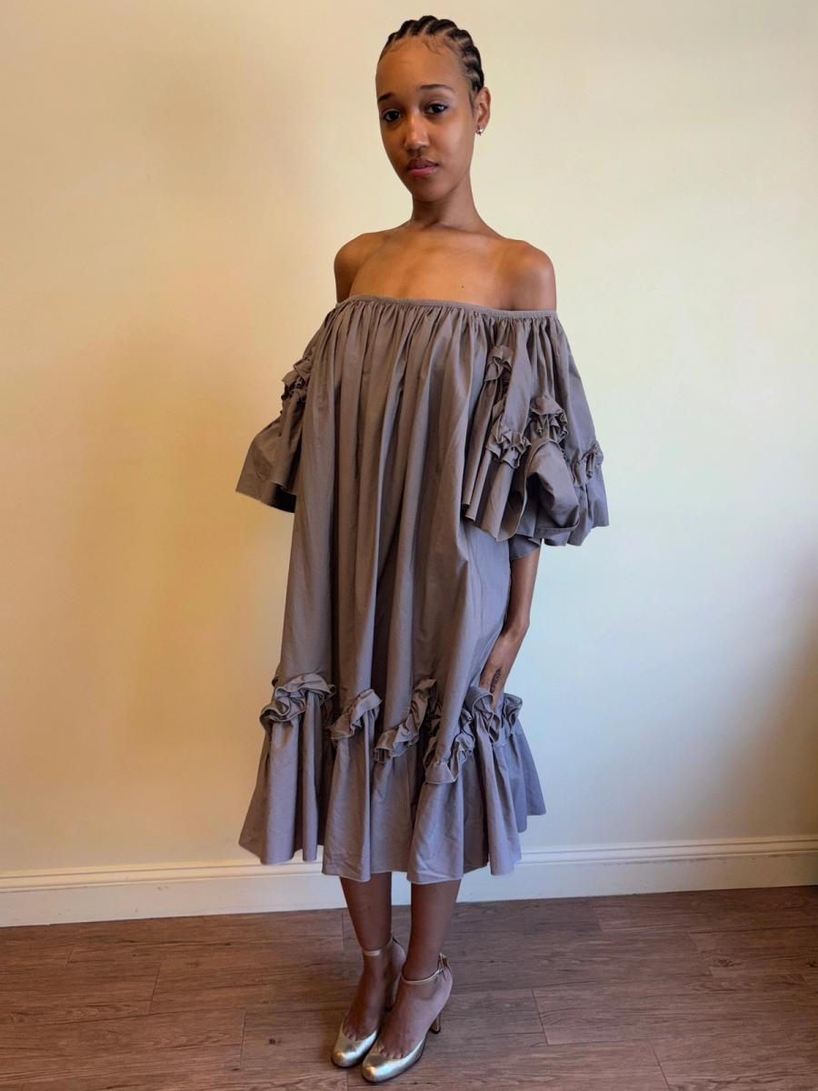 Vintage Chantal Thomass Ruffle Trapeze Dress product image