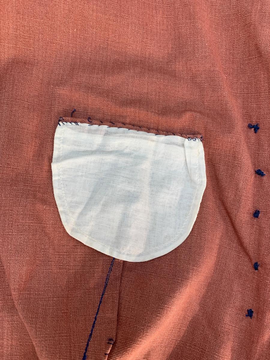 Antique Cobalt Blue Top with Marbled Clay Buttons product image