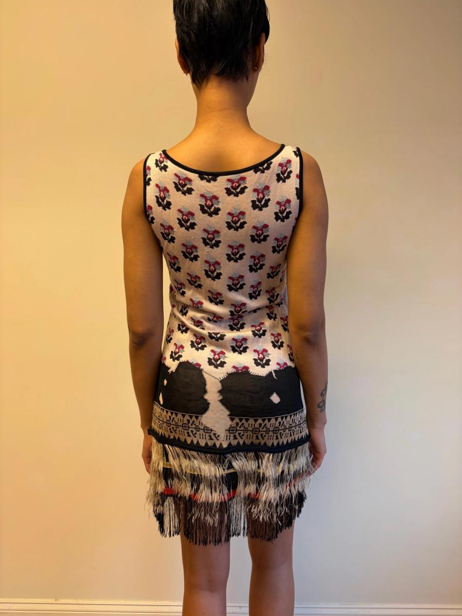 Chanel Knit Dress with Feathers product image