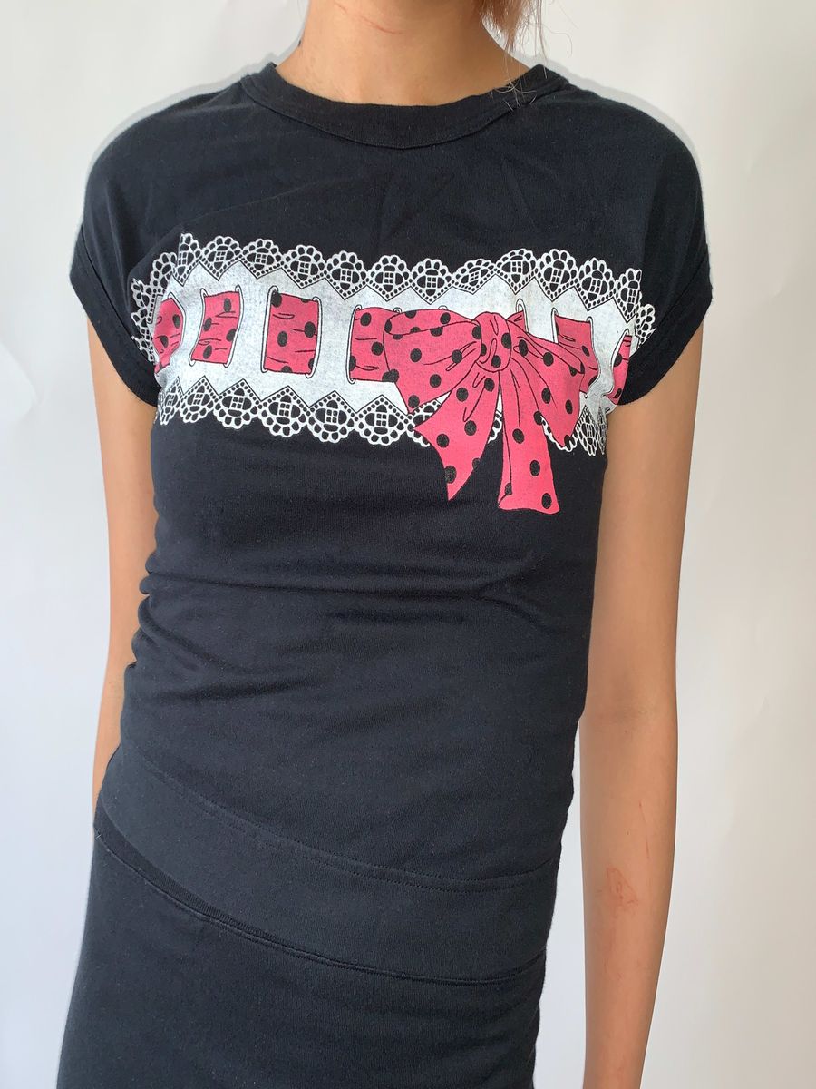 80s Chantal Thomass Trompe L'oeil Ribbon Set product image