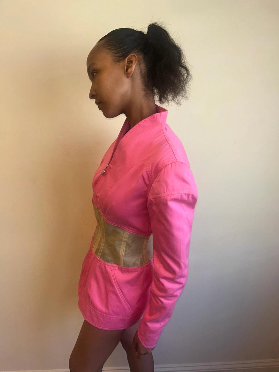Thierry Mugler Trademark MTM Hot Pink PVC Jacket product image