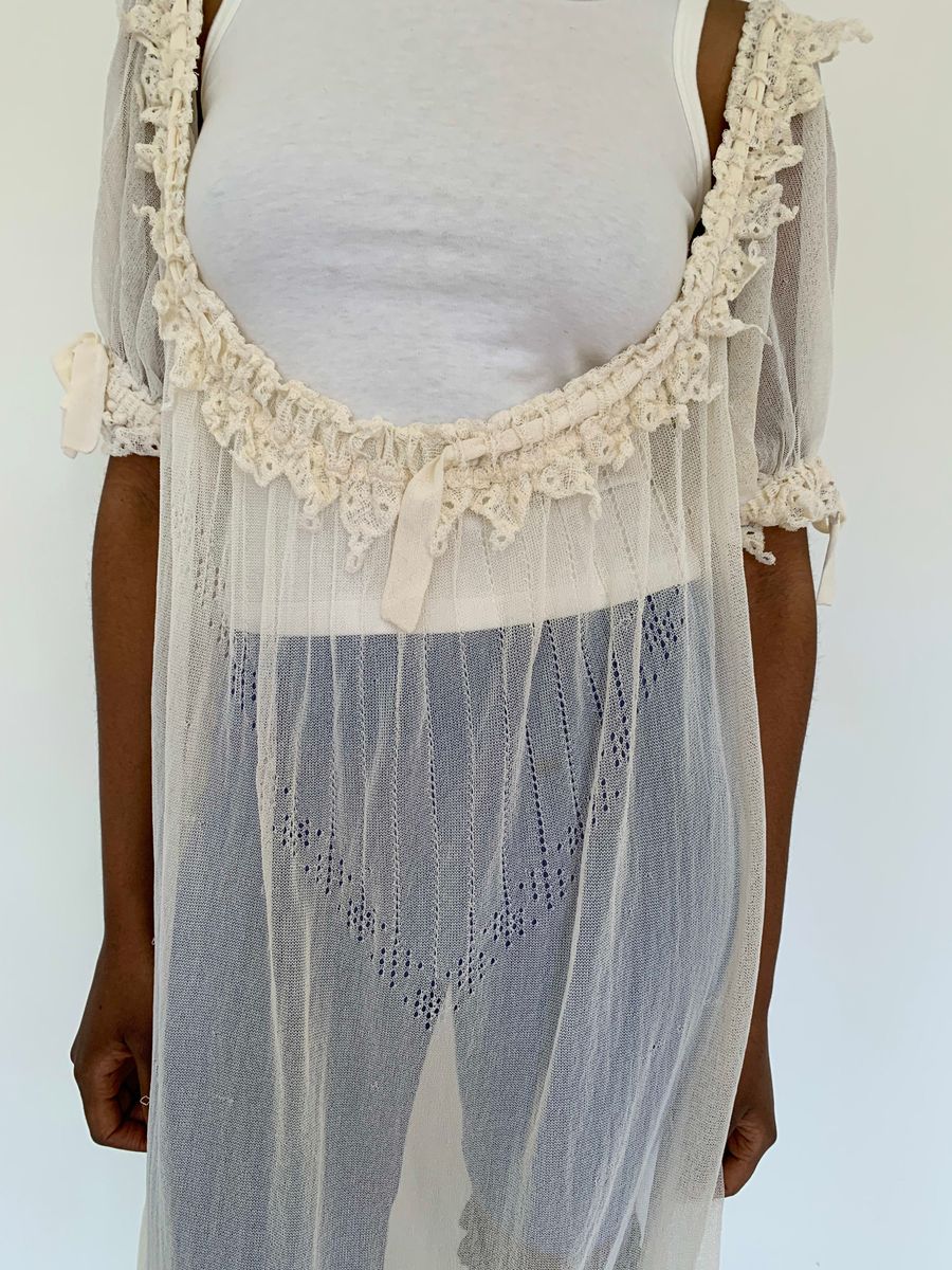 Vivienne Westwood SS 1996 Sheer Knitted Dressing Gown product image