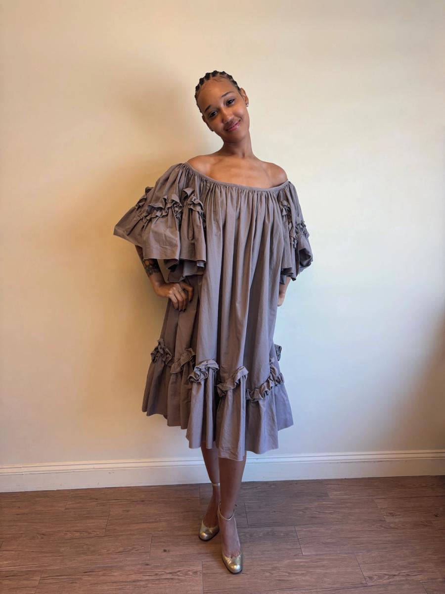 Vintage Chantal Thomass Ruffle Trapeze Dress product image