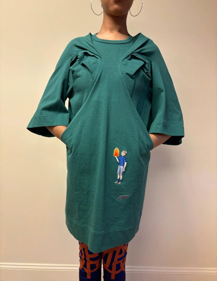 Bernhard Willhelm Titty Twister Dress with Kangaroo Pocket product image