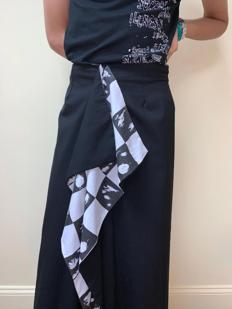 T.Kunitomo Long Black Skirt product image