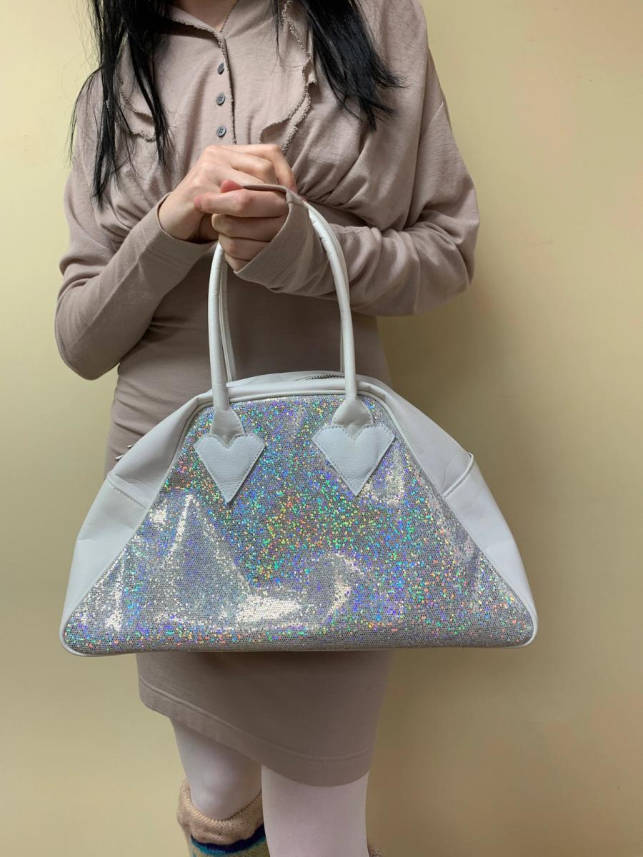 Milk Iridescent Heart Westwood Homage Bag product image