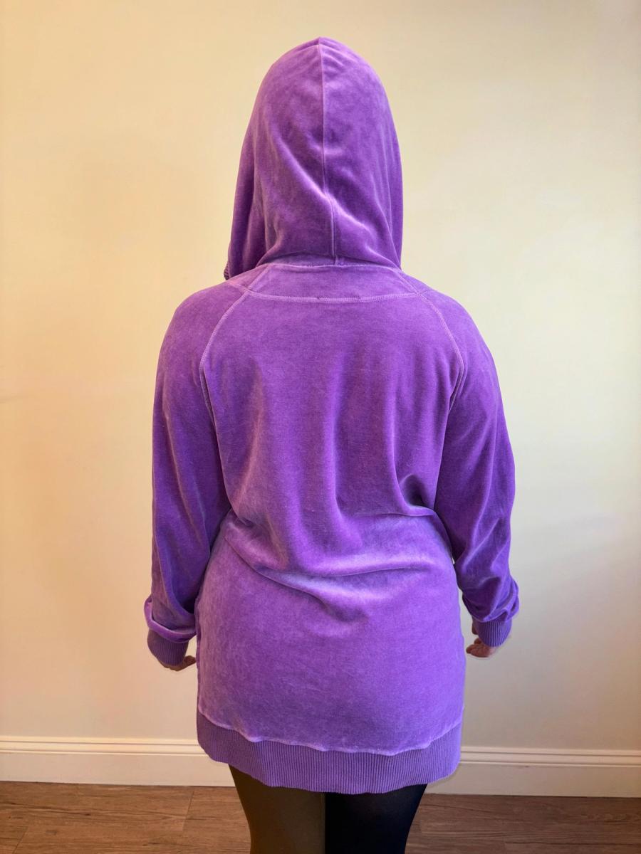 Sonia Rykiel Purple Velour Dress product image