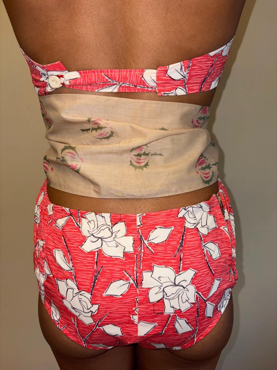 Antique Art Deco Rose & Thorn Scarf product image