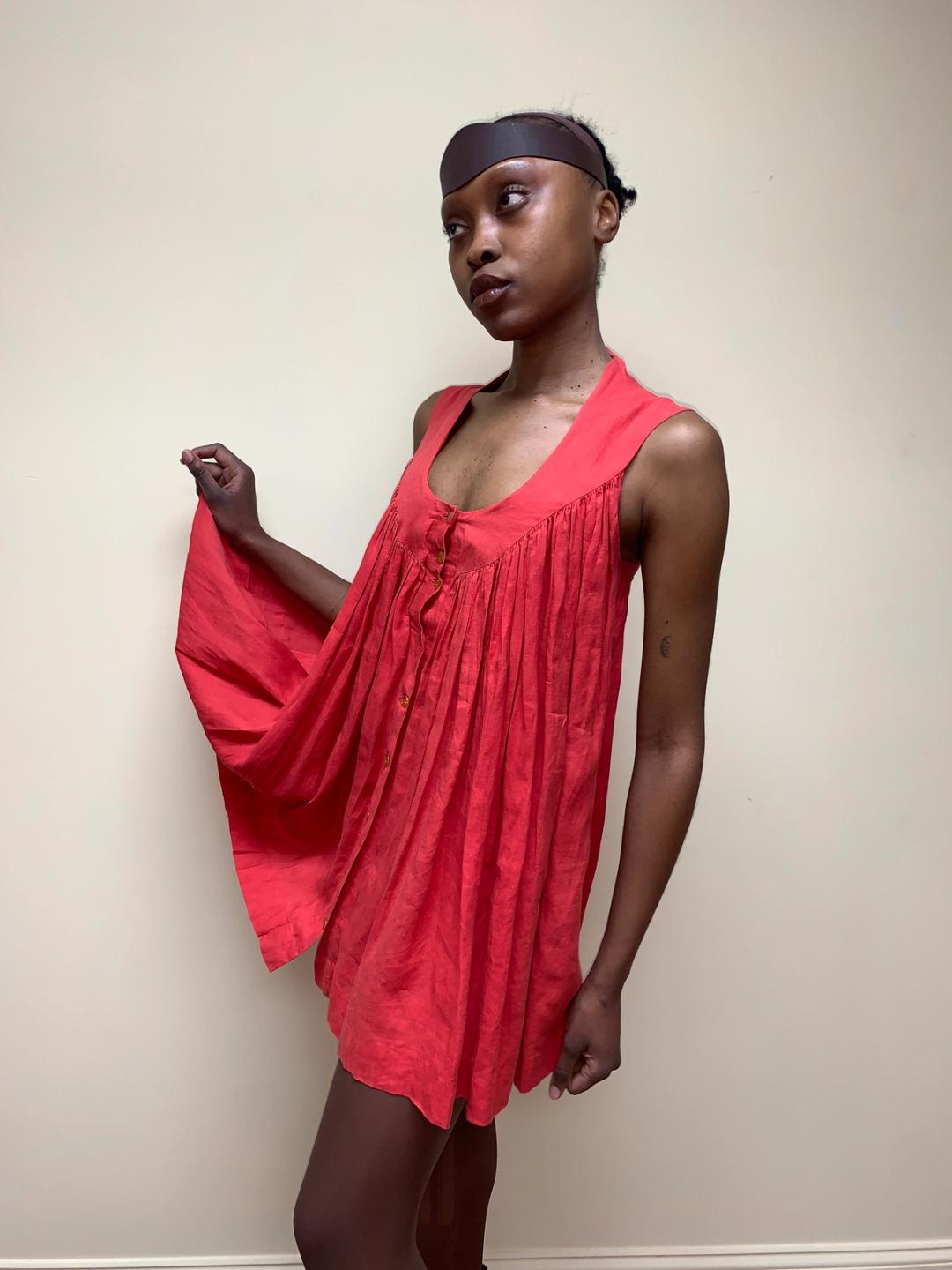 90s Vivienne Westwood Babydoll Dress With Interior Bustier 90s Vivienne Westwood Babydoll Dress With Interior Bustier