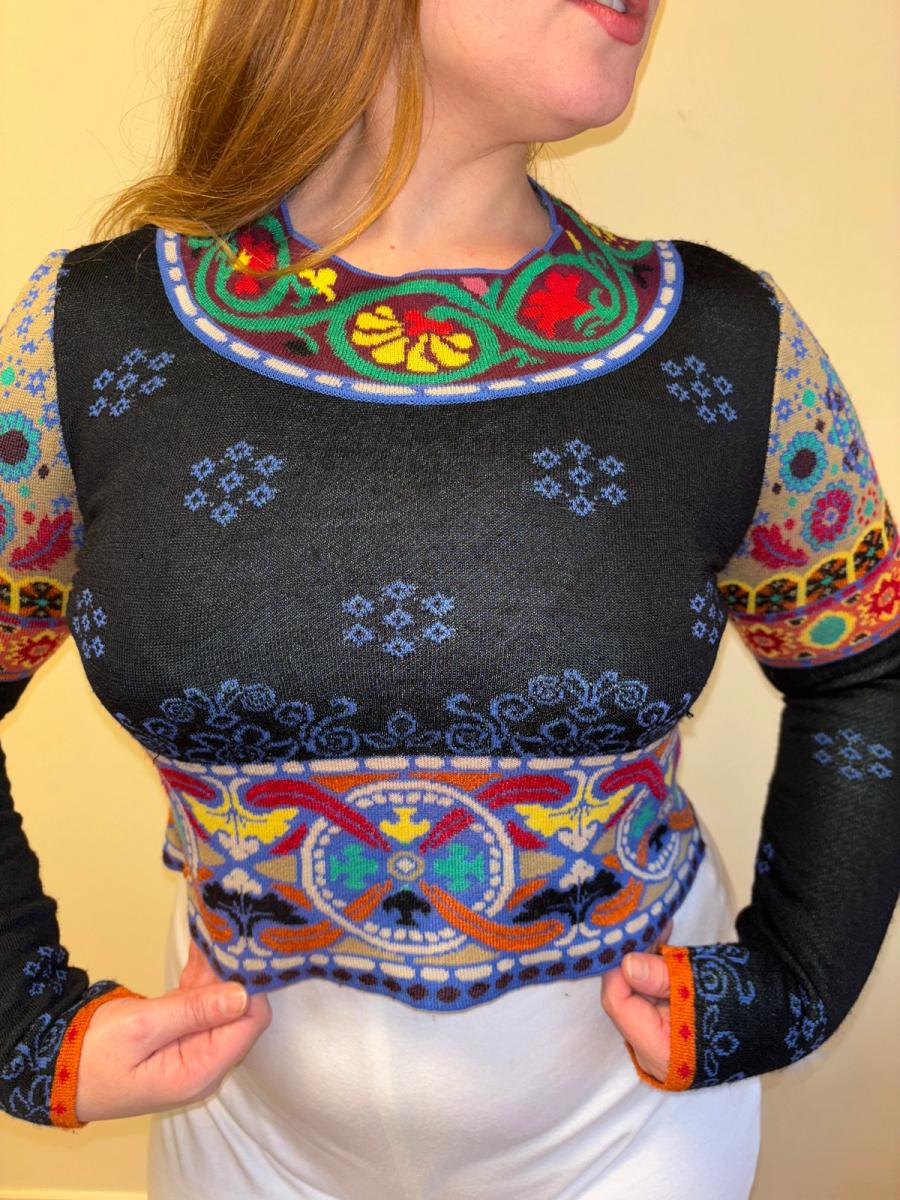 80s Kenzo Folkloric Sweater  product image