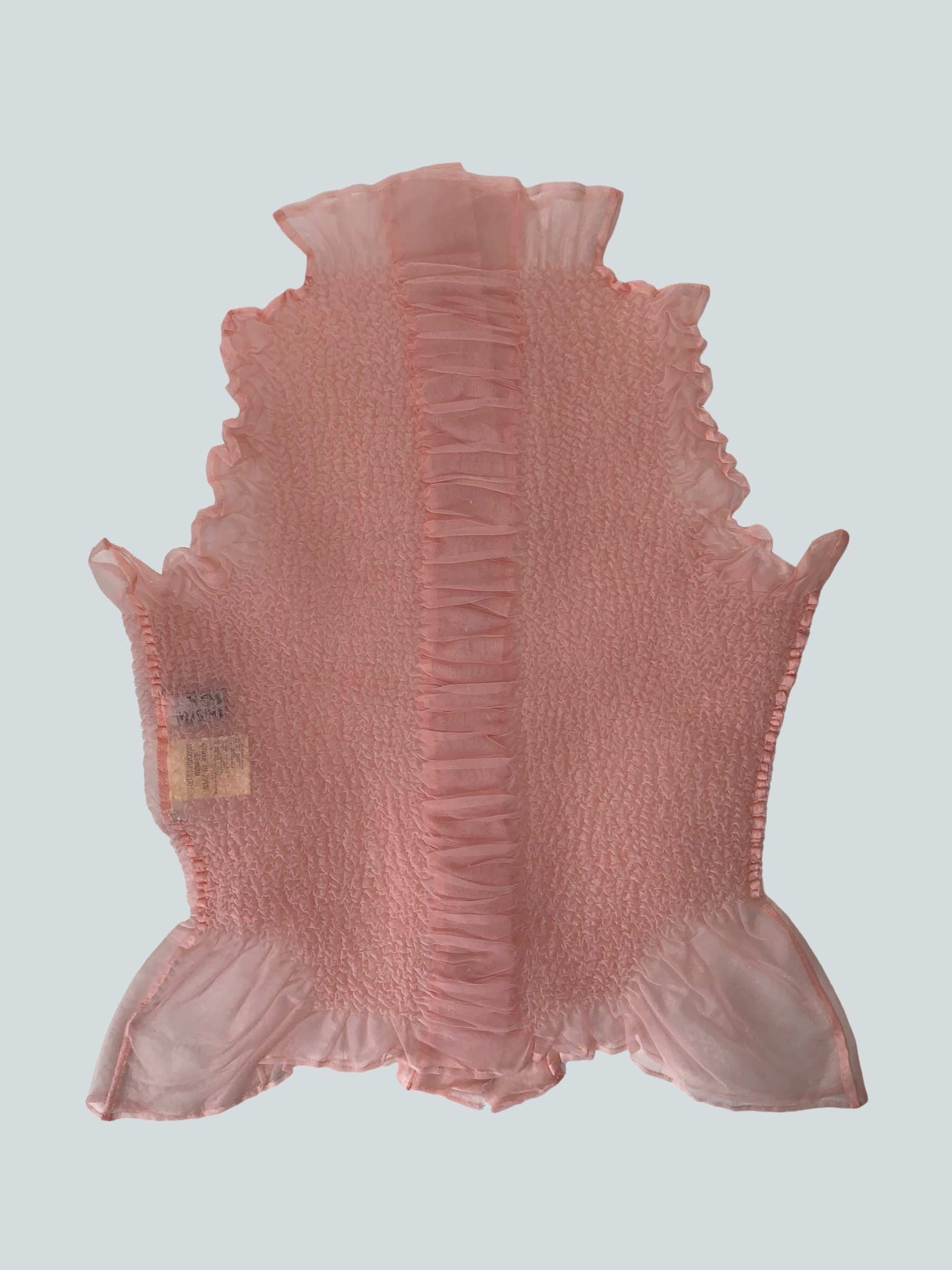 Yoshiki Hishinuma Pleated Pink Top