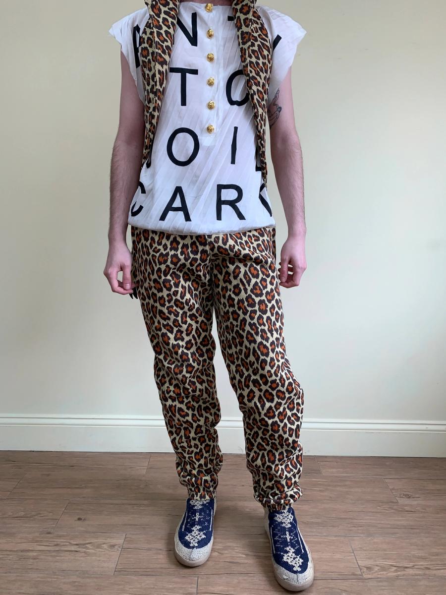 Jeremy Scott x Adidas Leopard Sweats With Figural Paws product image