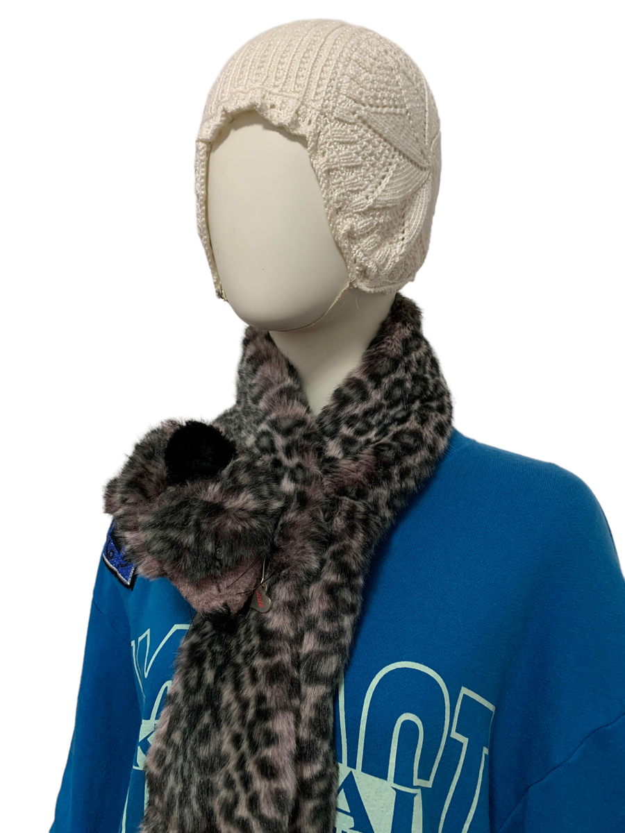 MILK Cheetah Faux Fur Scarf and Arm Warmers product image