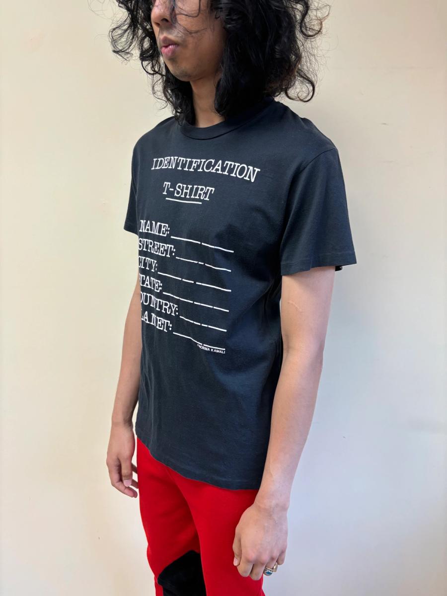 1980s Norma Kamali 'Identification T-Shirt' product image
