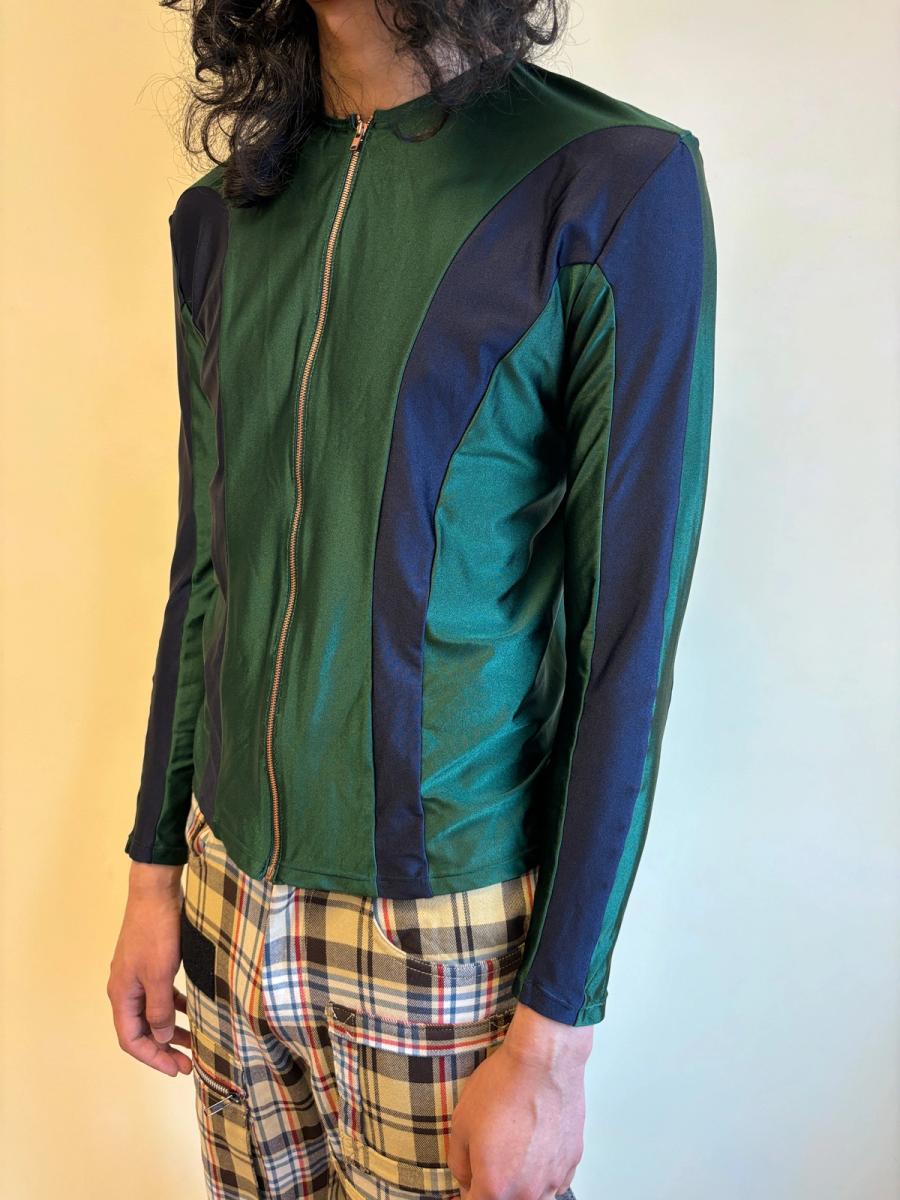 90s Junior Gaultier Green Jogging Zip Up product image
