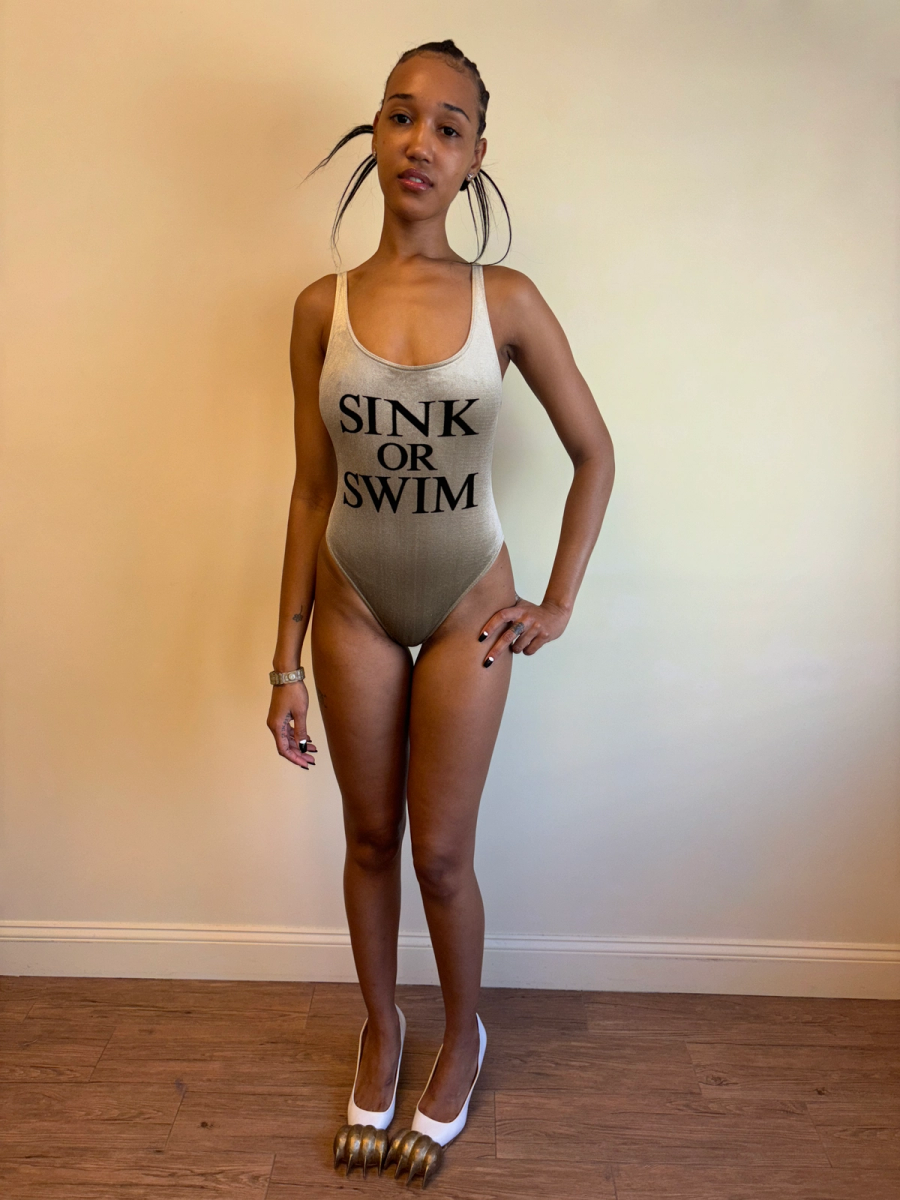 Vintage Moschino 'Sink or Swim' Swimsuit product image