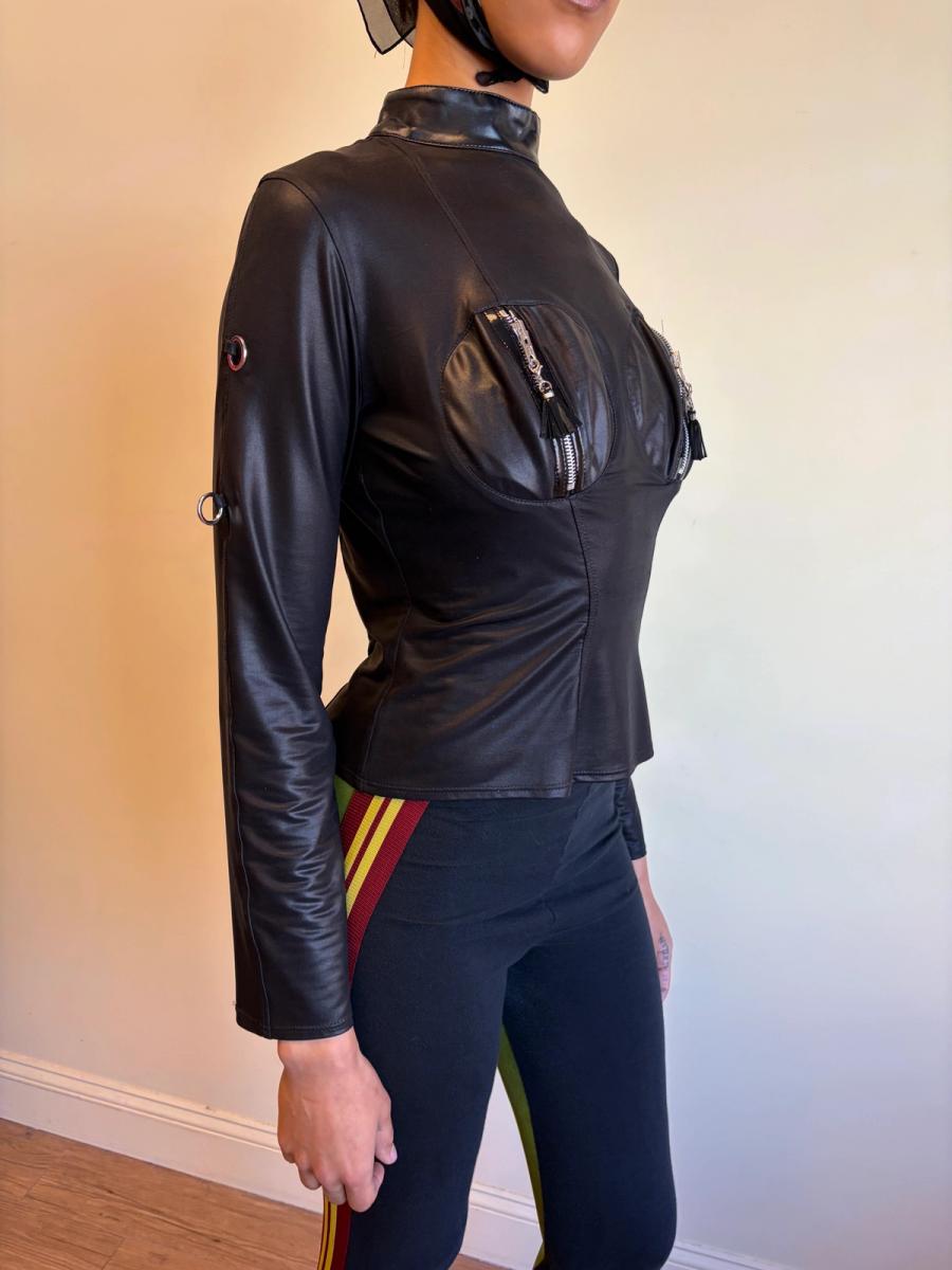 Patrice Catanzaro Zip Boob Fetish Top product image