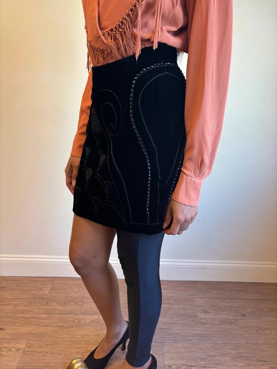 1980s Krizia Ornamental Skirt product image