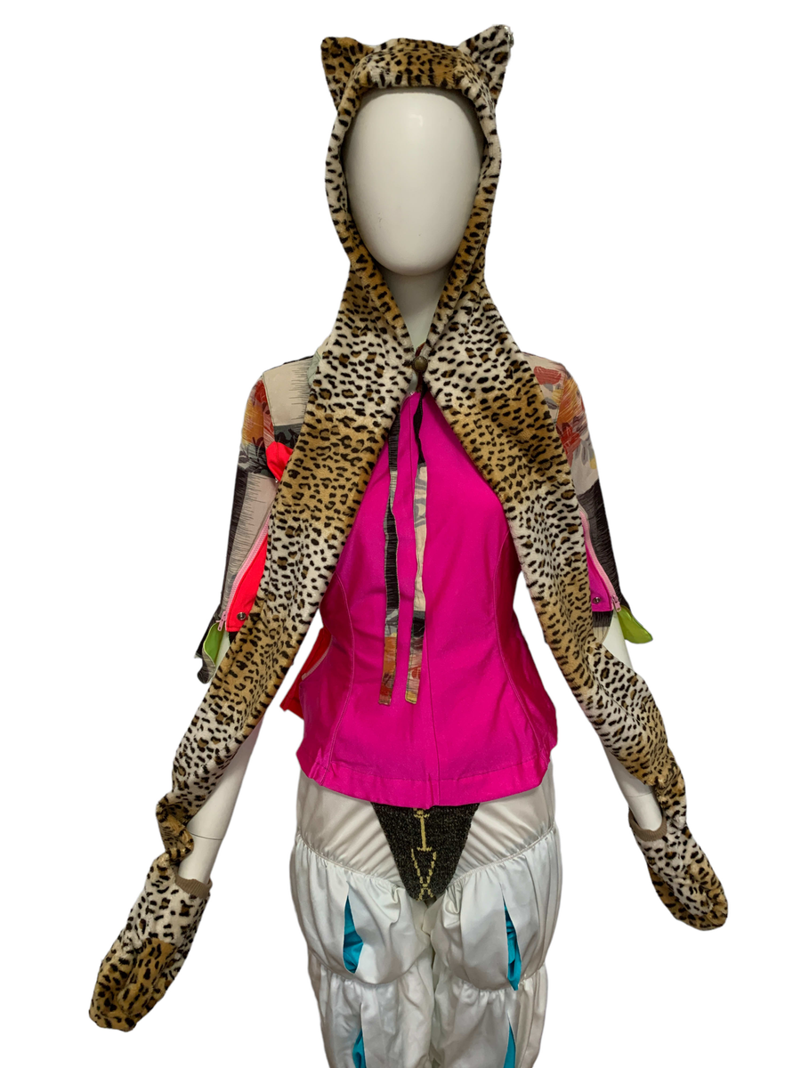 MILK Cheetah Faux Fur Hood product image