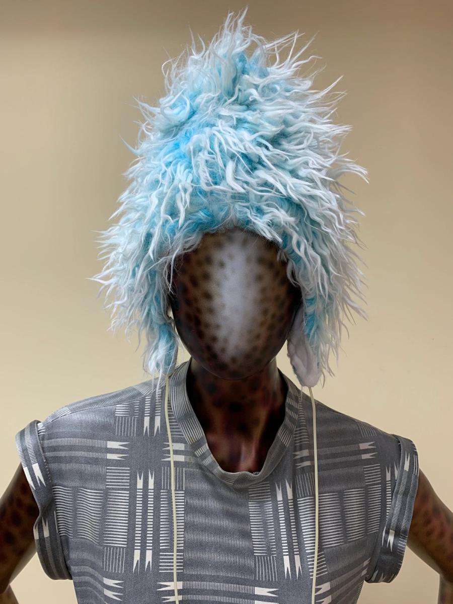 Deadstock Cyberdog Fuzzy Ice Blue Hat product image