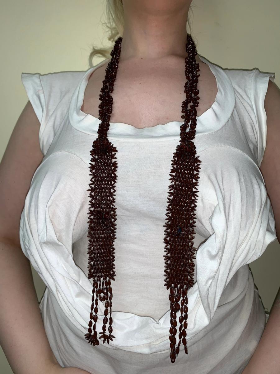 19th Century French Seed Bead Necklace product image