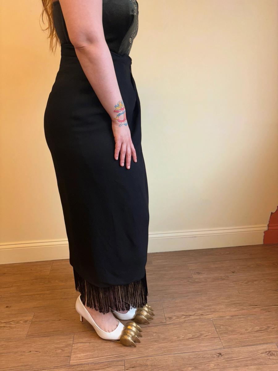 Vintage Dolce & Gabbana Wrap Skirt With Fringe  product image