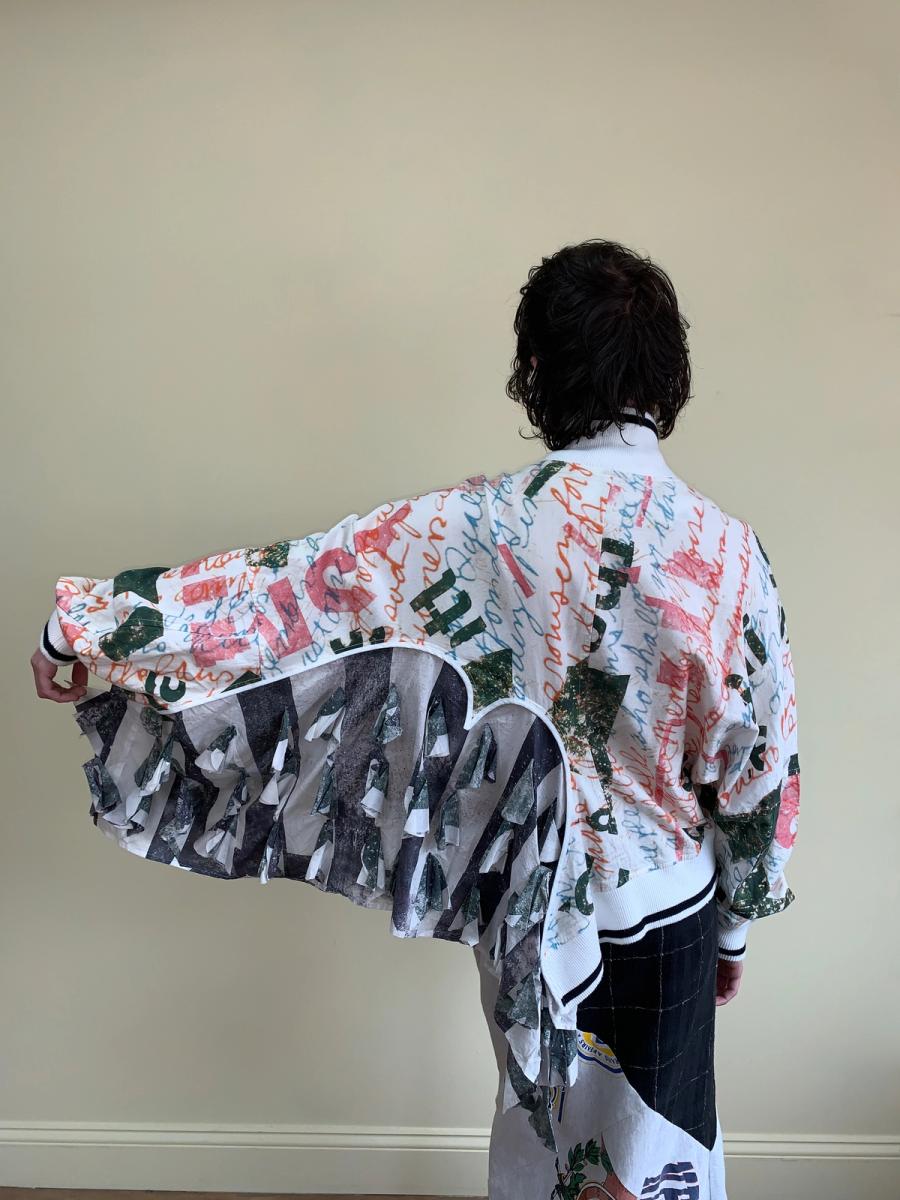 Nozomi Ishiguro Shredded Heart Shape Jacket product image