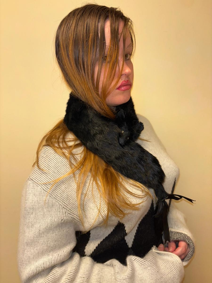 MILK Rabbit Fur "Fox" Stole product image