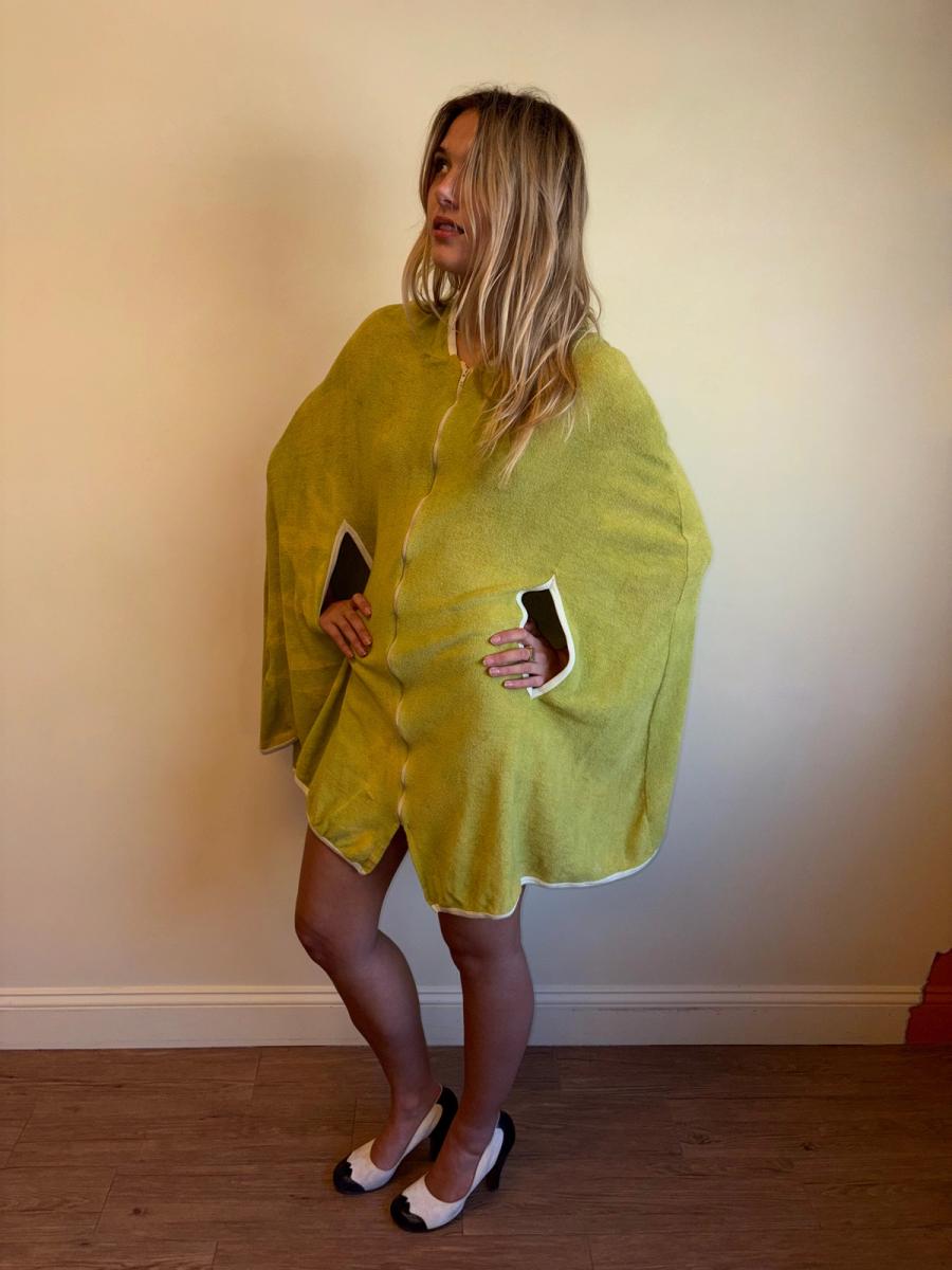 1960s Louis Feraud Space Age Terrycloth Cape product image