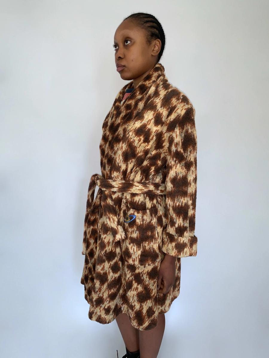 Vintage Vivienne Westwood Leopard Terrycloth Robe product image