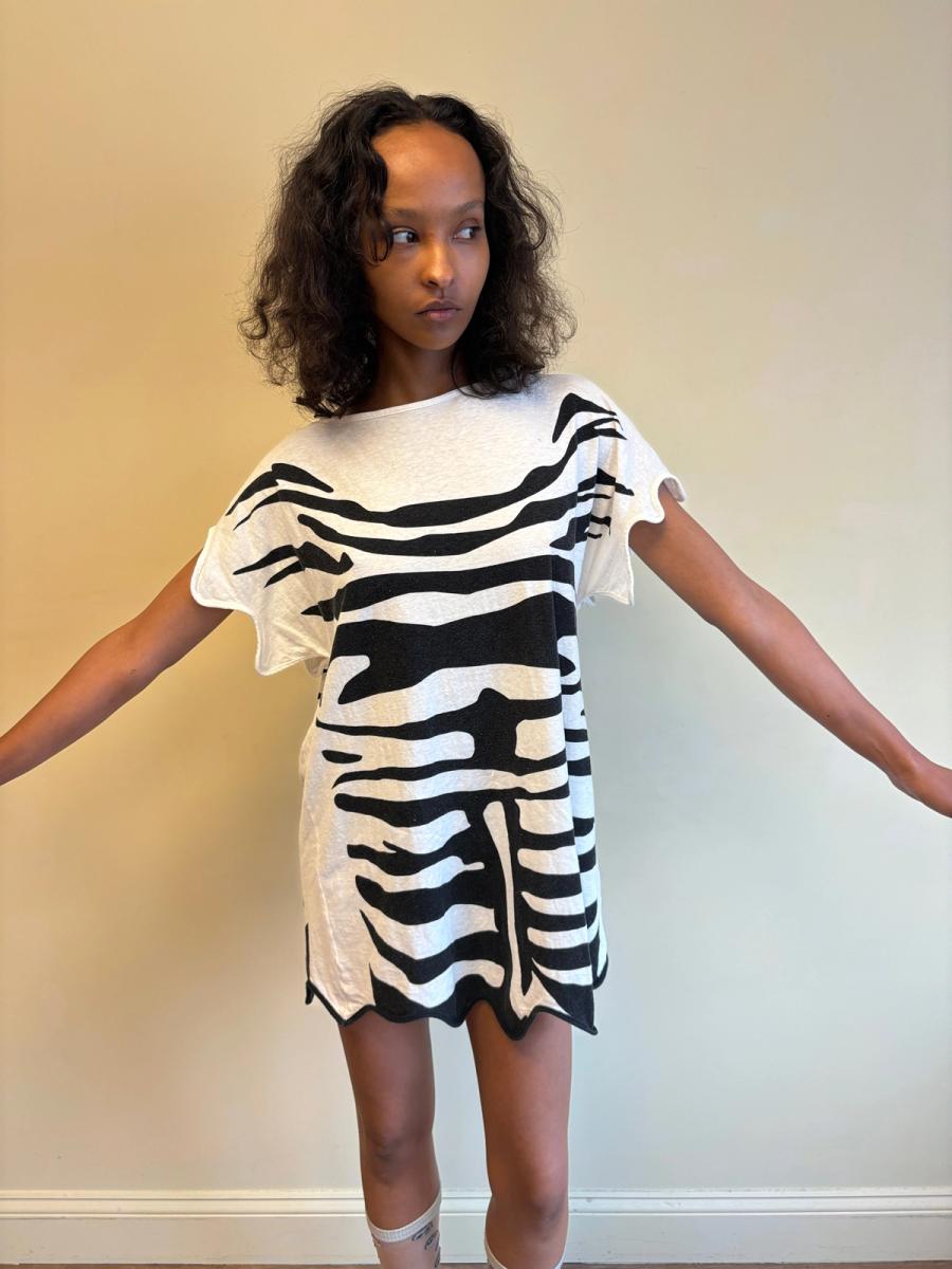 Bernhard Willhelm Zebra Pelt Tunic product image