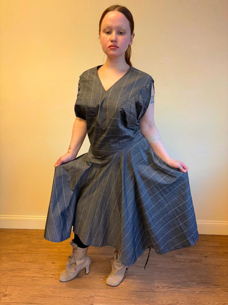 80s Takezo Asymmetrical Summer Dress  product image