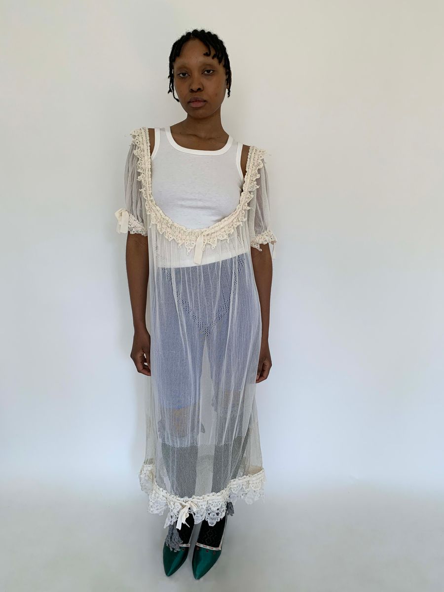 Vivienne Westwood SS 1996 Sheer Knitted Dressing Gown product image