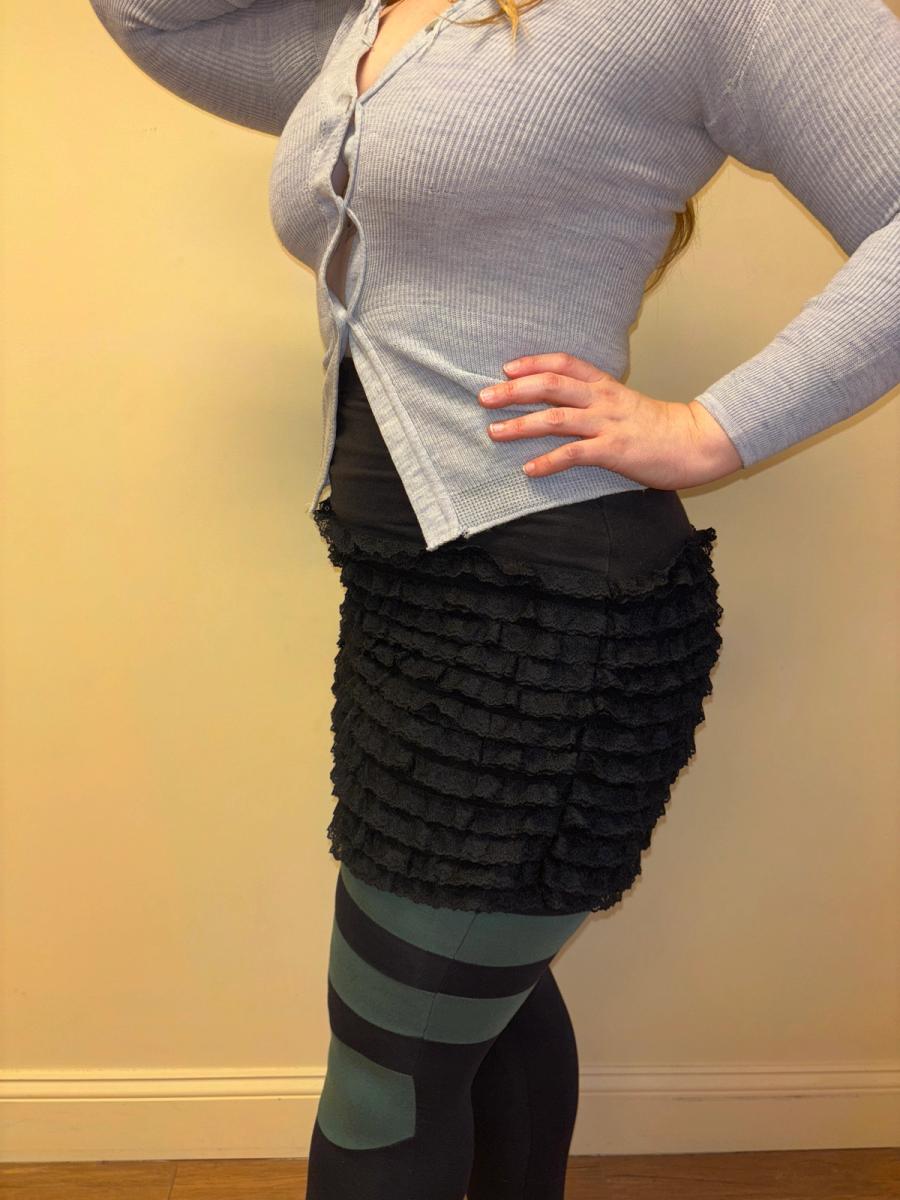 80s Chantal Thomass 'Suite' Ruffled Miniskirt product image