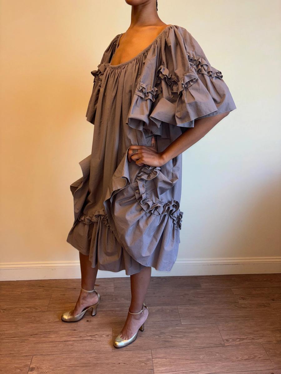 Vintage Chantal Thomass Ruffle Trapeze Dress product image