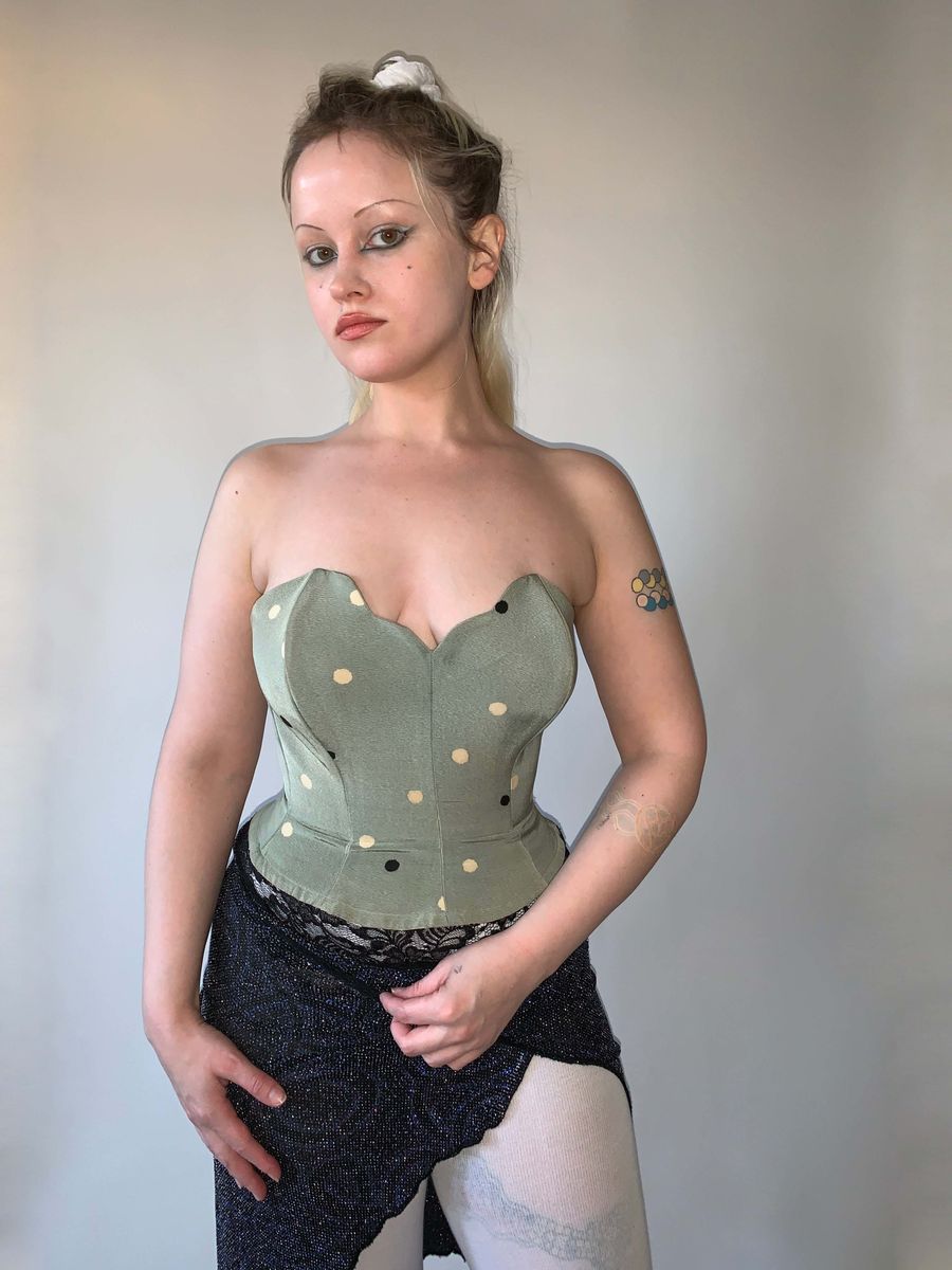 50s Dotted Atomic Kestos Bustier product image