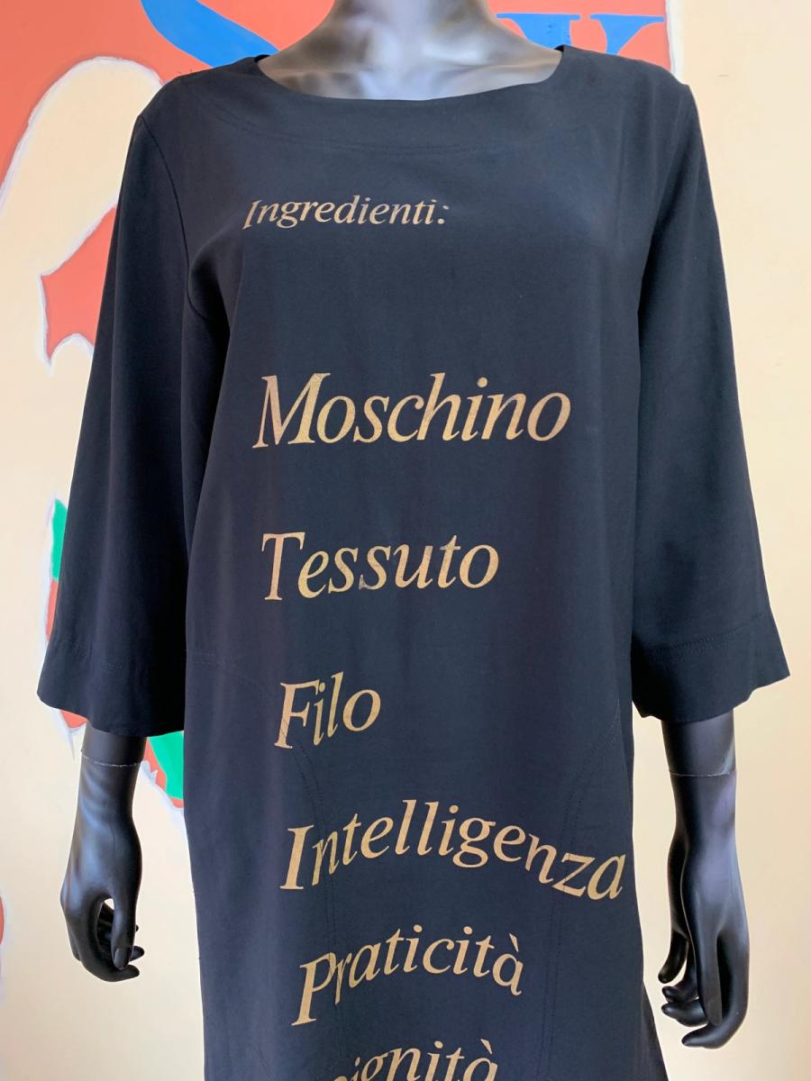 Vintage Moschino 'Ingredienti' Shift Dress product image