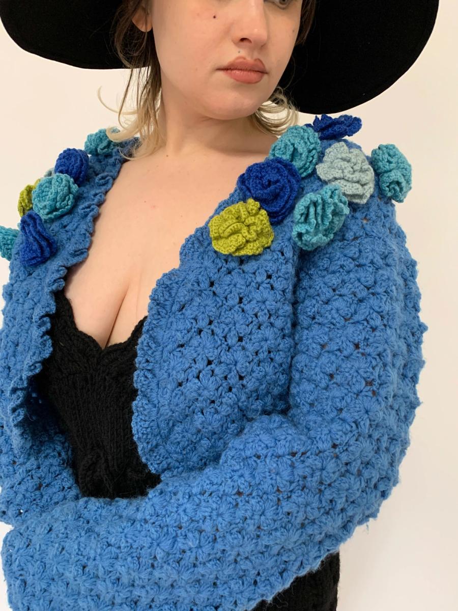 1980s Lolita Lempicka Dimensional Cardigan product image