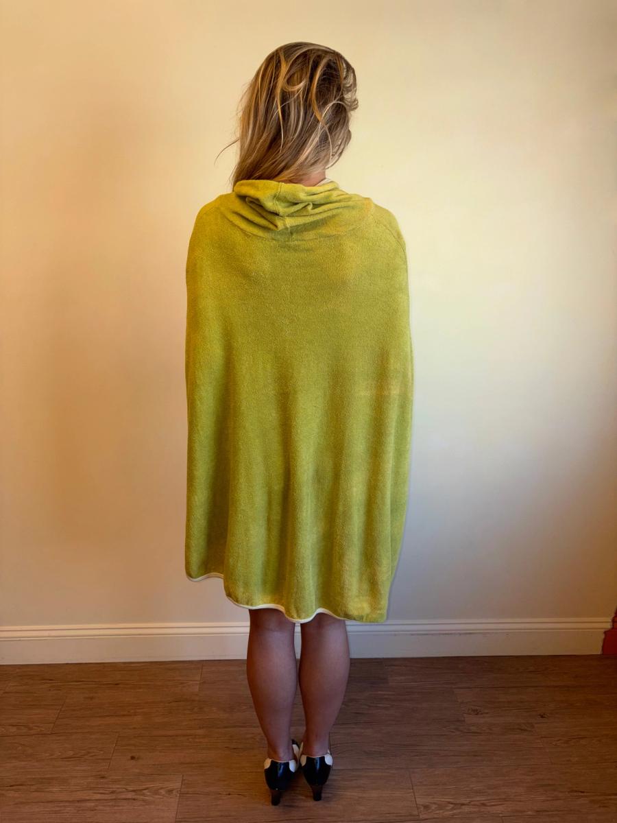 1960s Louis Feraud Space Age Terrycloth Cape product image