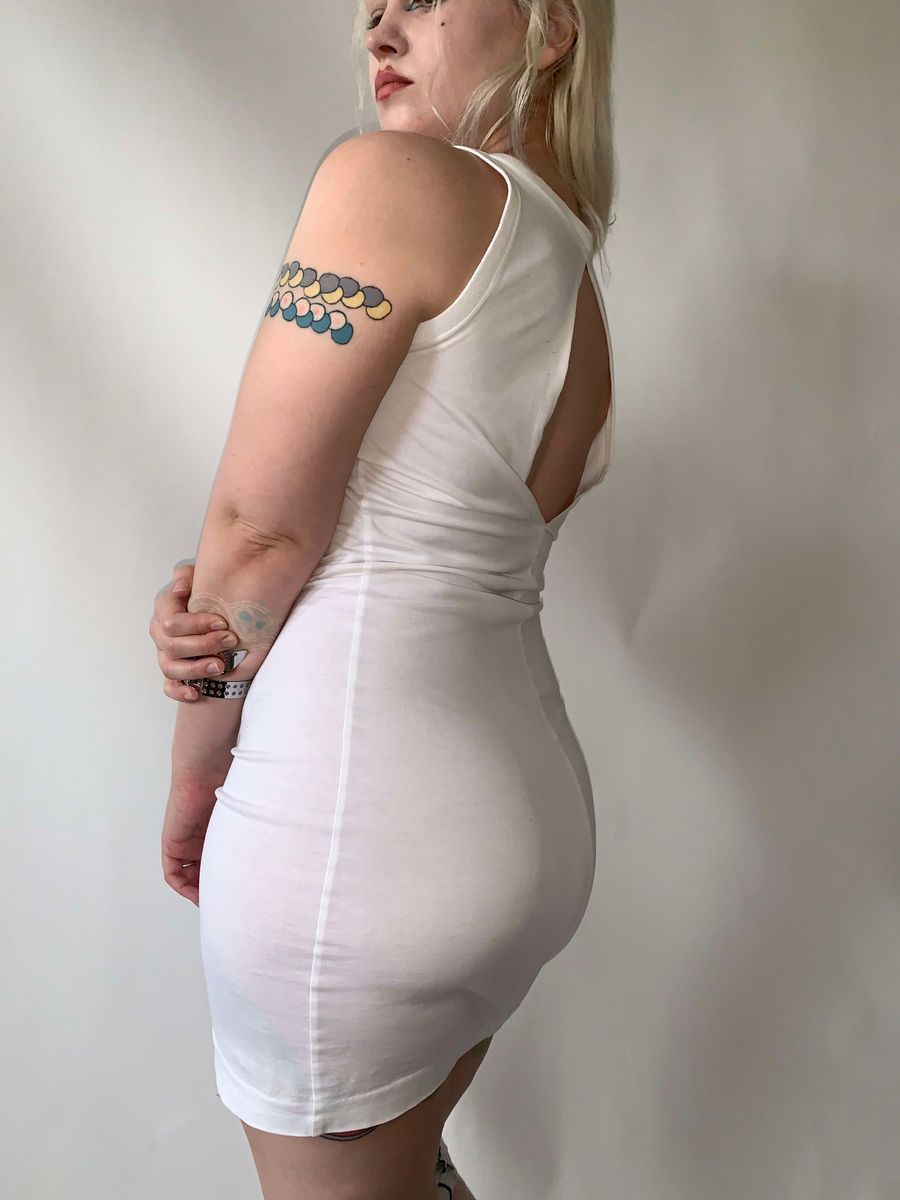 Romeo Gigli Vintage Bodycon Dress w/ Cutout  product image