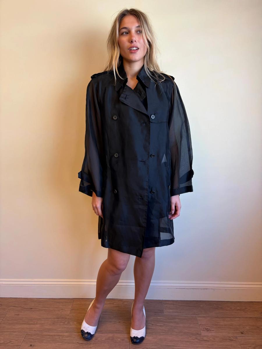 80s Junior Gaultier Sheer Trench product image