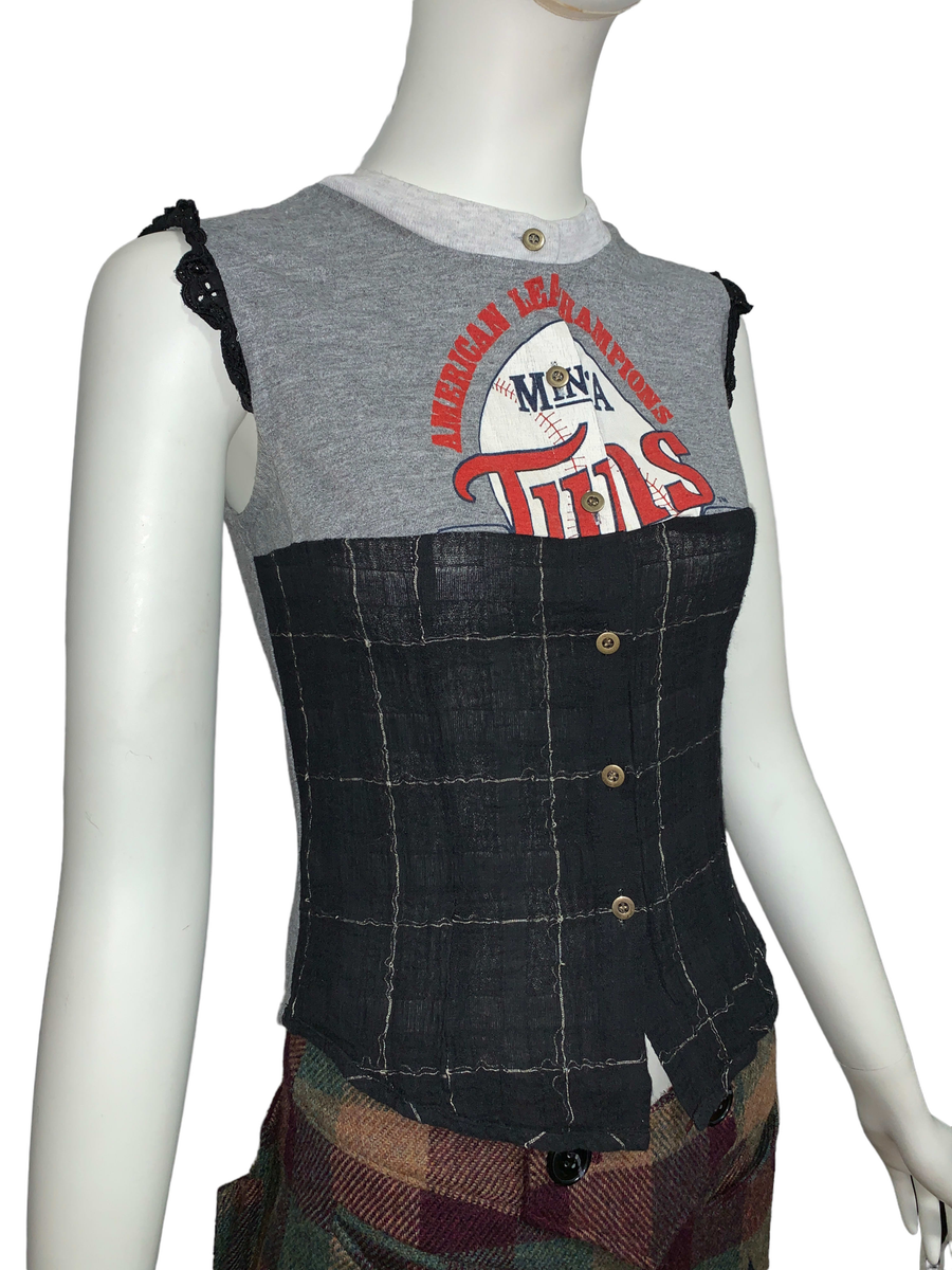 20471120 "Recycouture" Patchwork Top product image