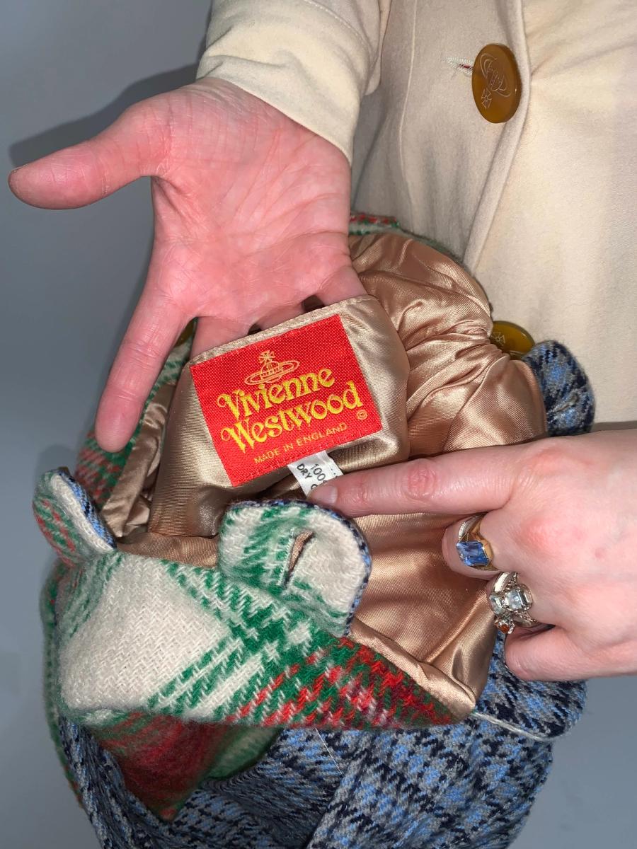 1980s Vivienne Westwood Tartan Bag product image