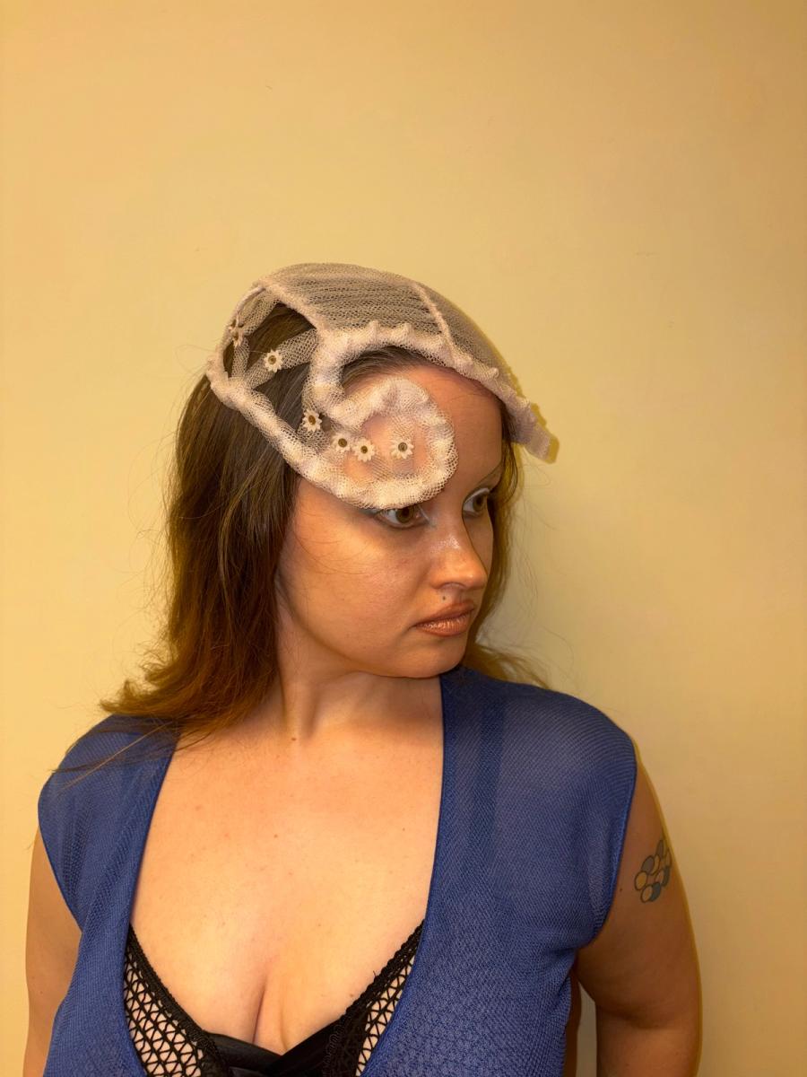 1950s Tulle Fascinator product image