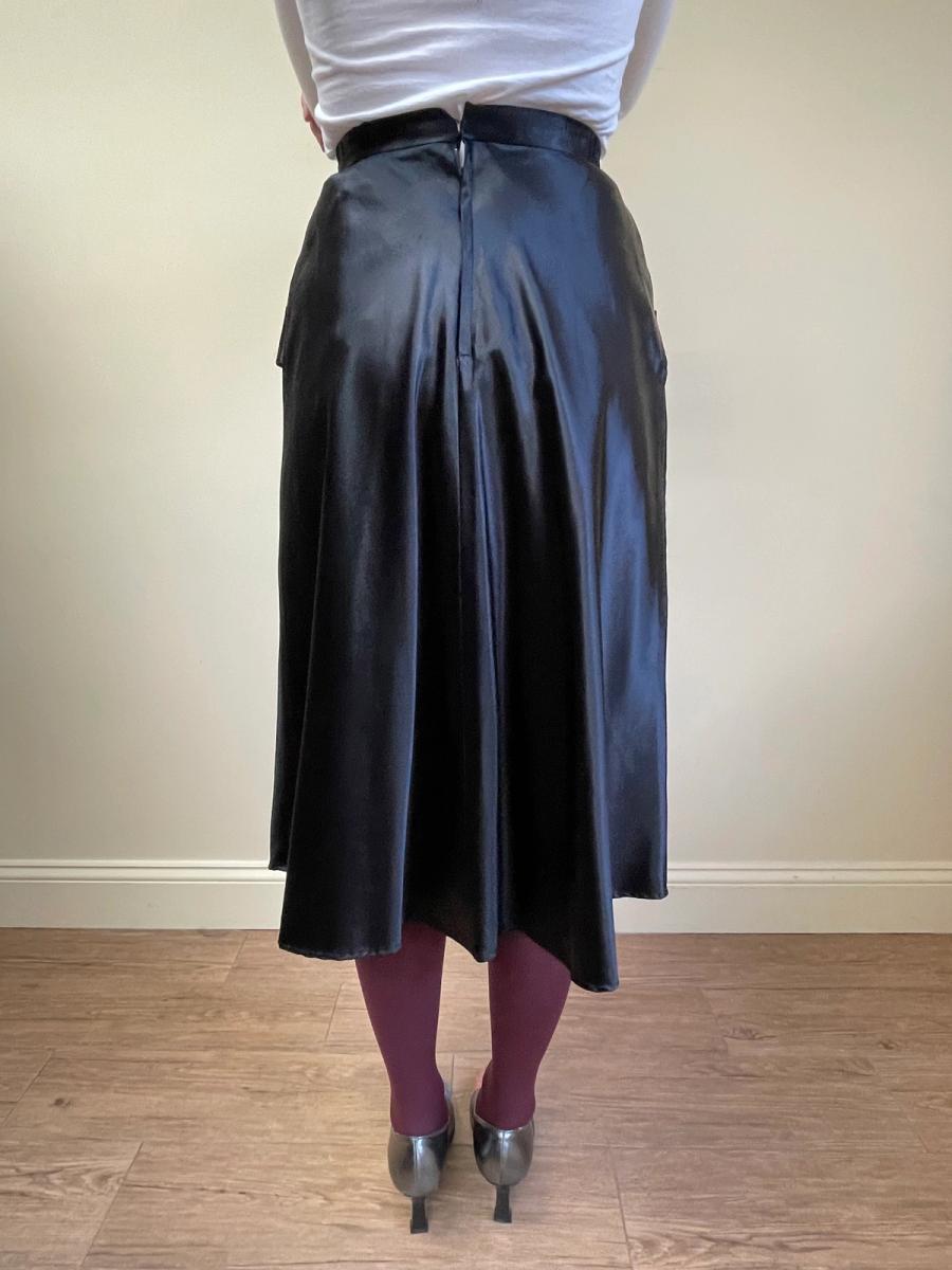 Zandra Rhodes Liquid Satin Skirt with Diamanté product image